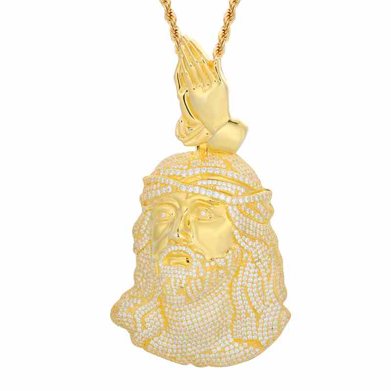 10k jesus pendant