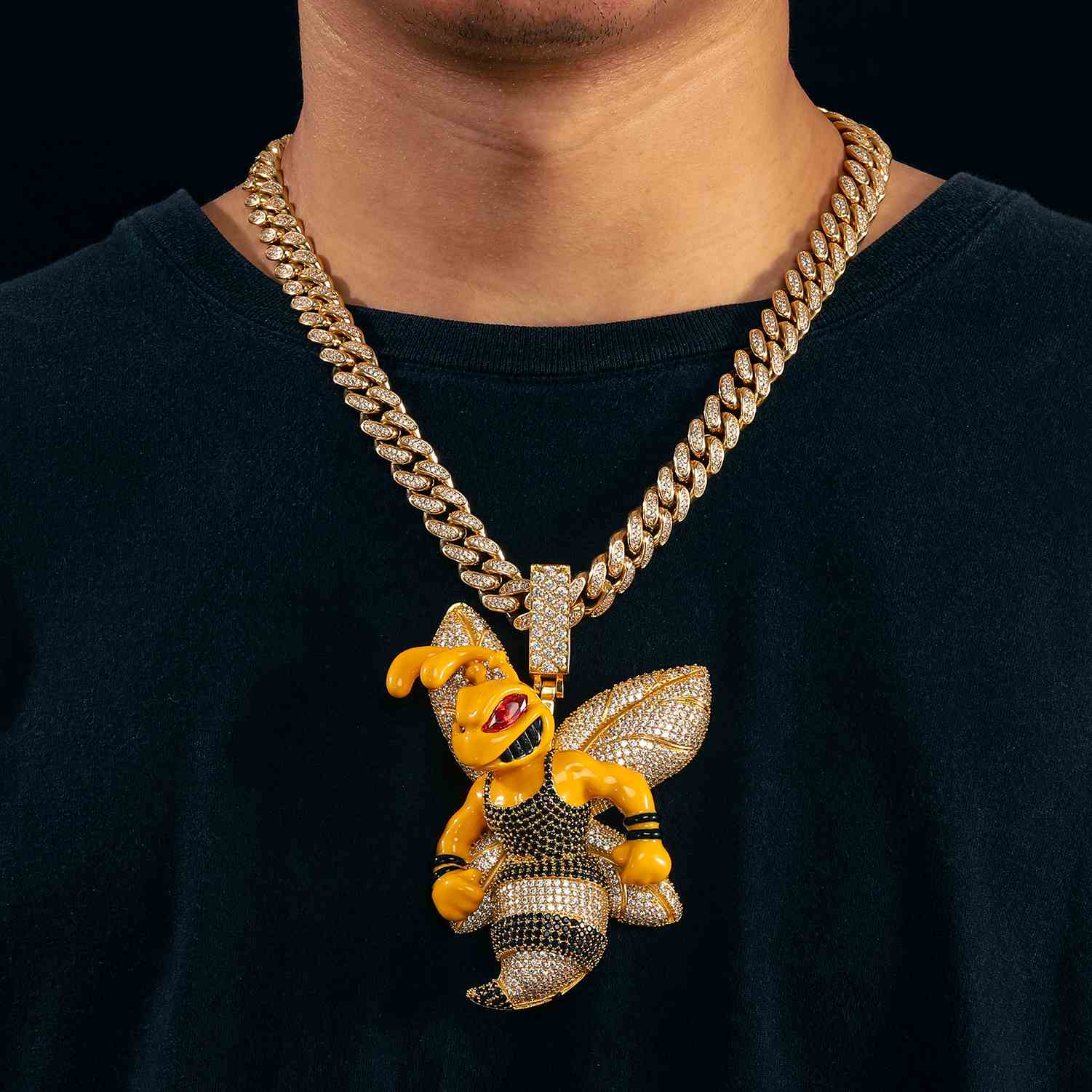 3D Queen Bee Pendant