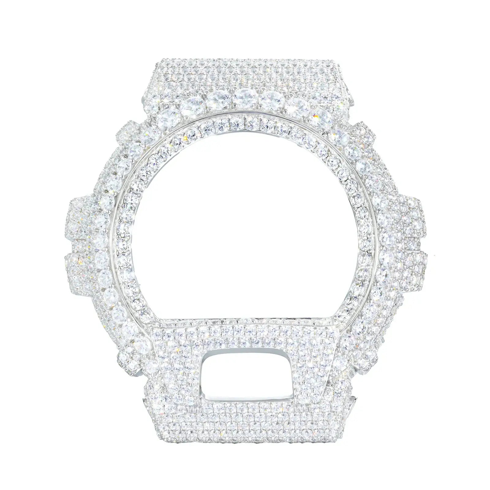S925 Big Moissanite G-Shock Watch Case - DW6900