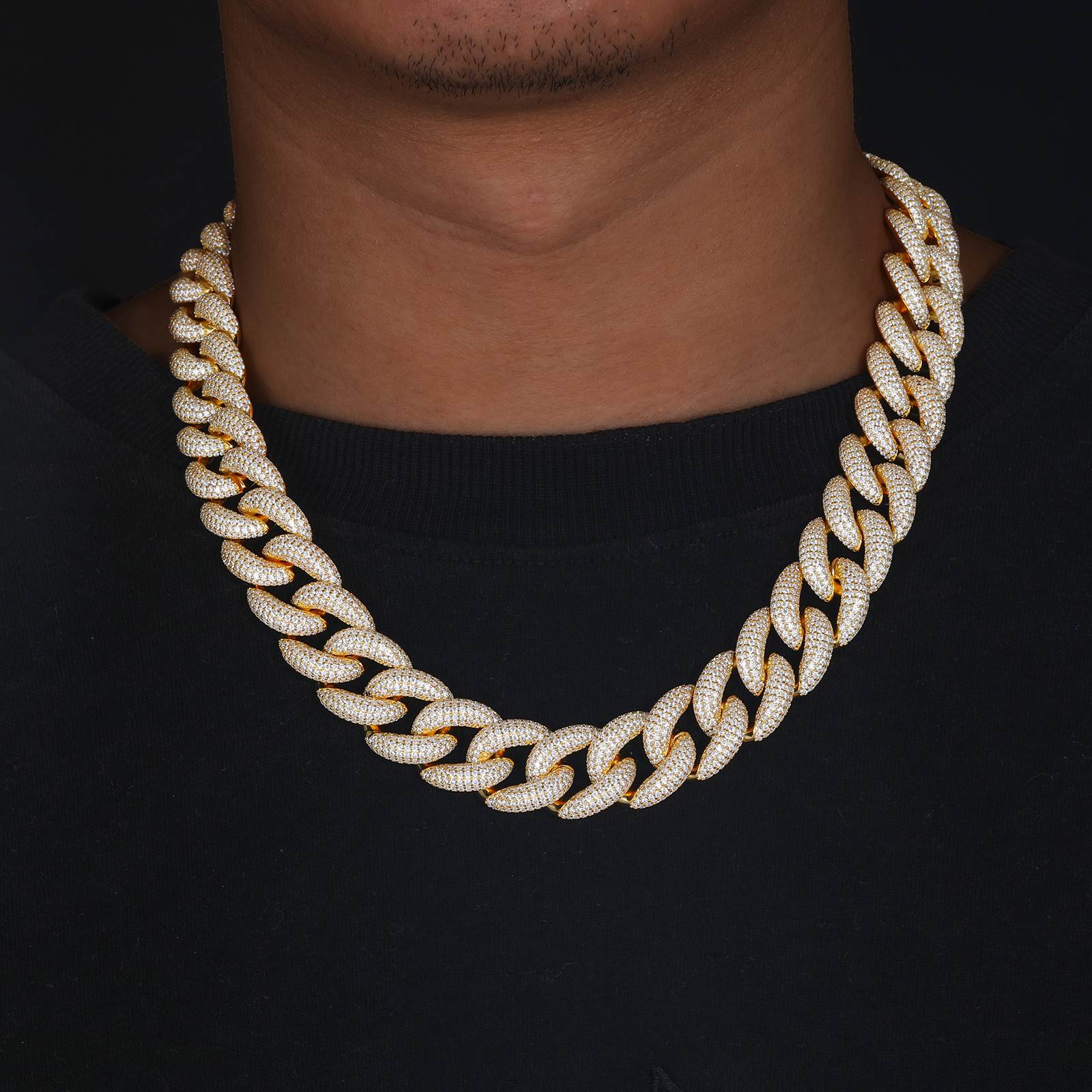 19mm cuban link chain