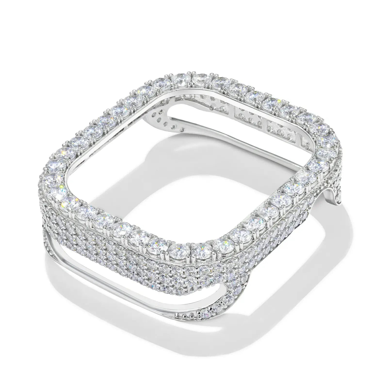 S925 Moissanite 42mm Apple Watch Bezel Case for Series 11