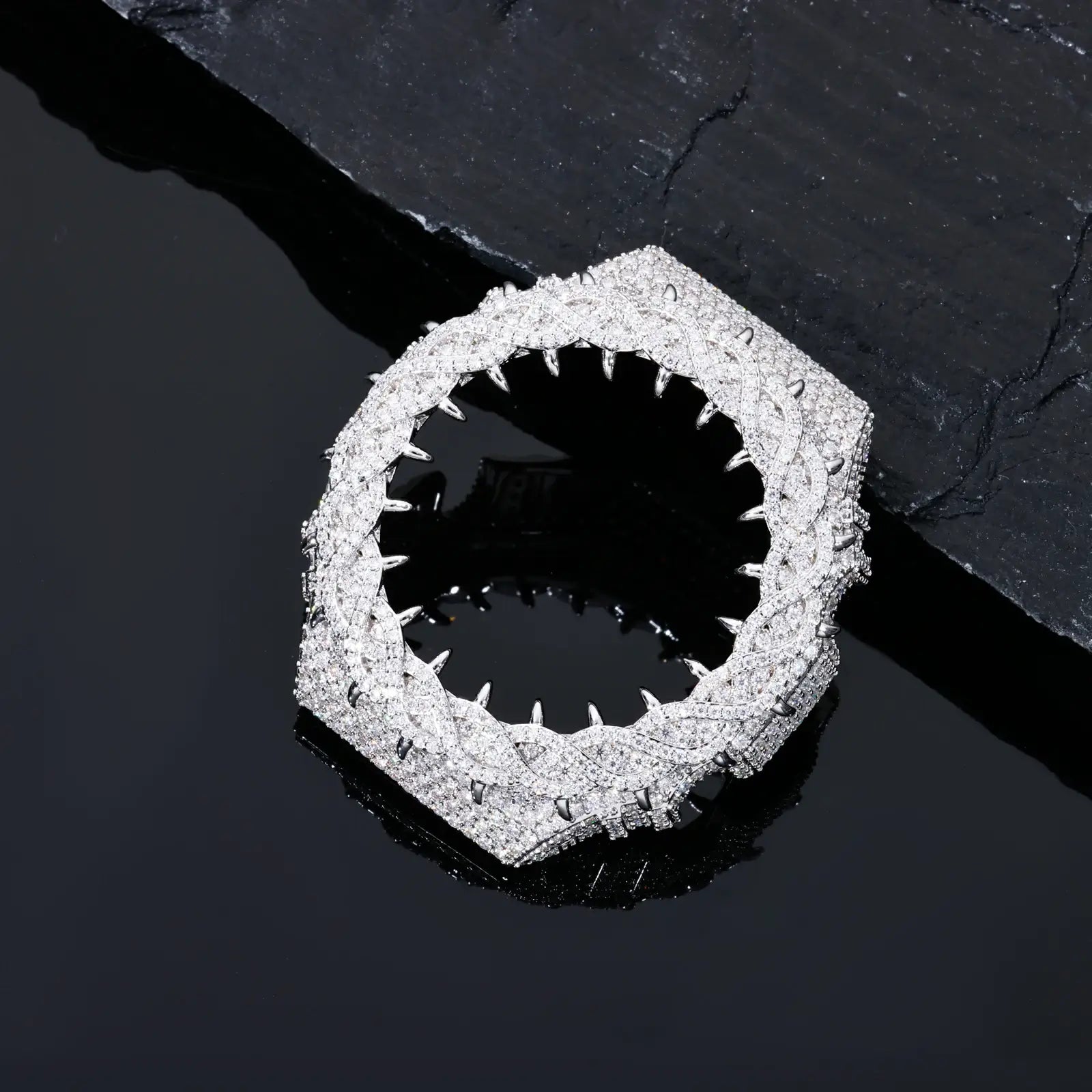 S925 Moissanite Thorns G-Shock Watch Case - GA2100