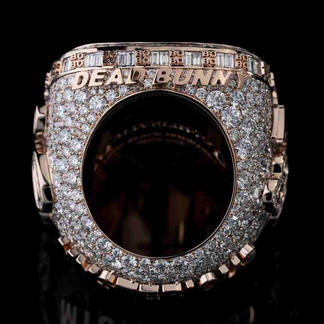 S925 Moissanite Custom MGK Myterious Championship Ring