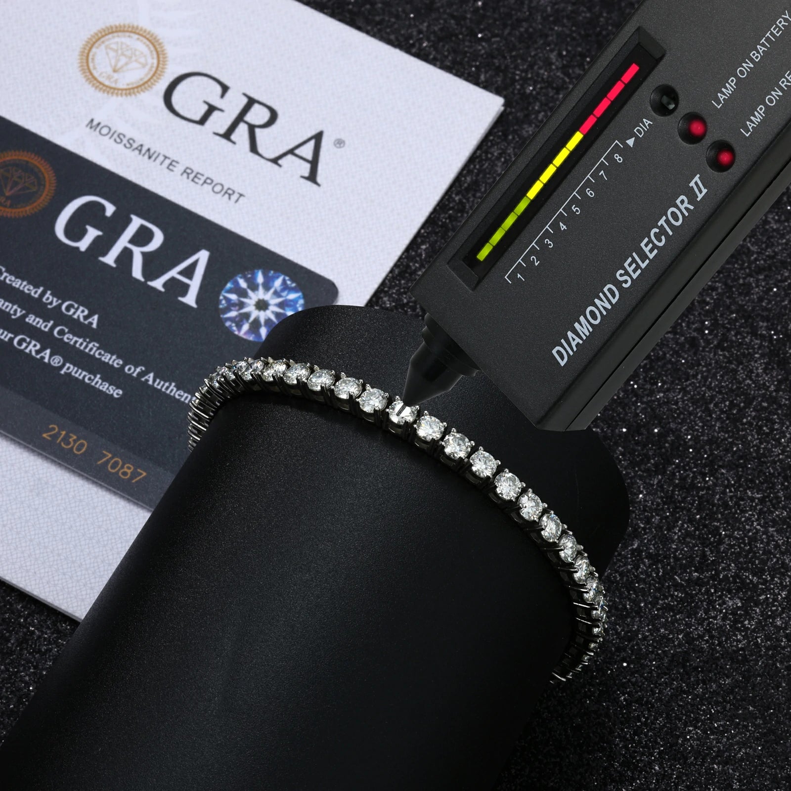 316L Moissanite Tennis Bracelet