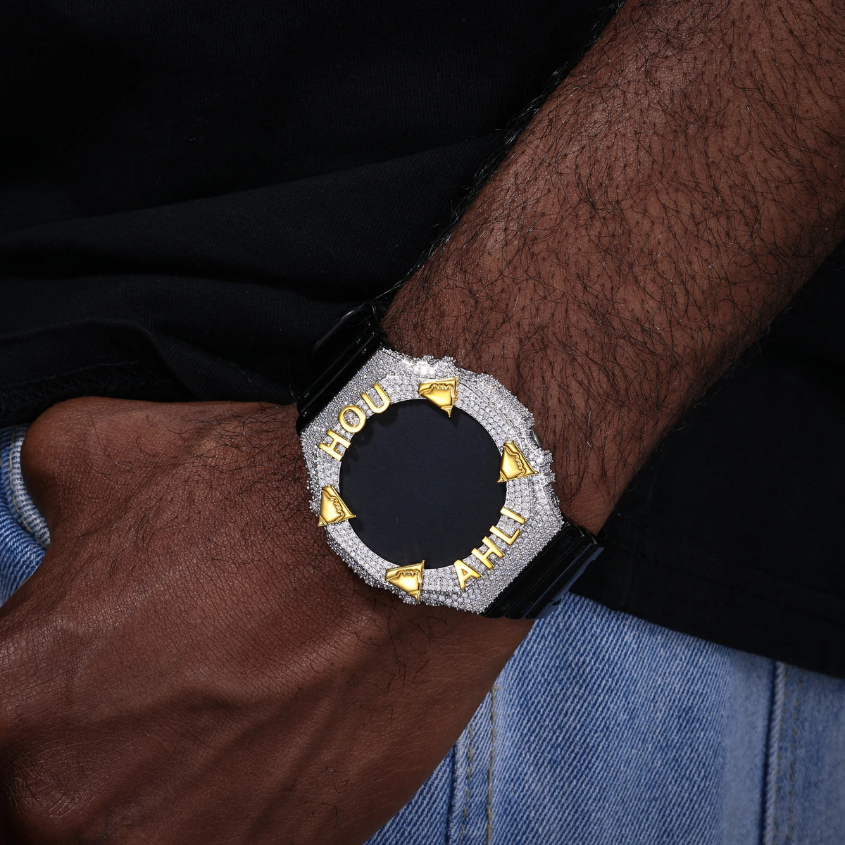 Custom Moissanite Watch Bezel for GA2100/GM2100 Series