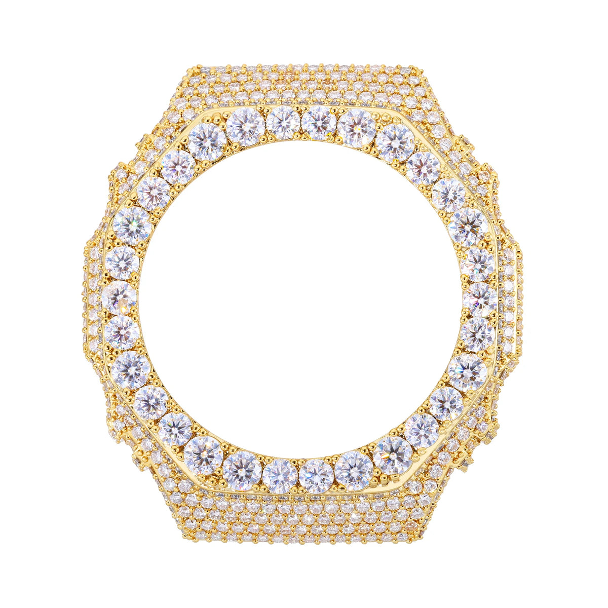 Iced Out Moissanite Bust Down Classic Bezel for GA2100