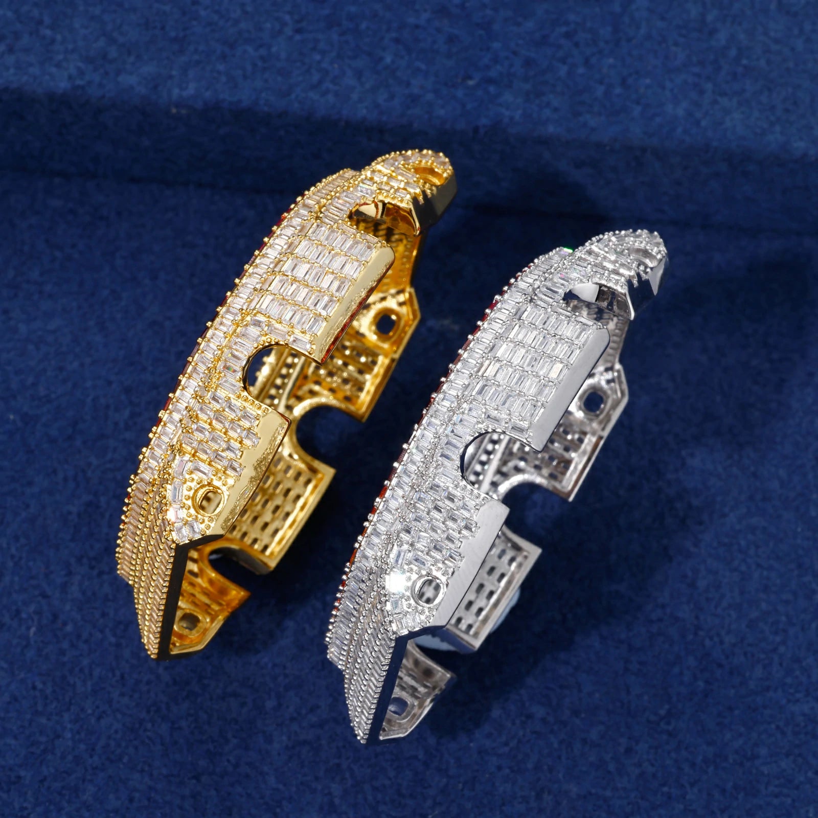 S925 Full Baguette Moissanite Watch Bezel for GA2100 SERIES