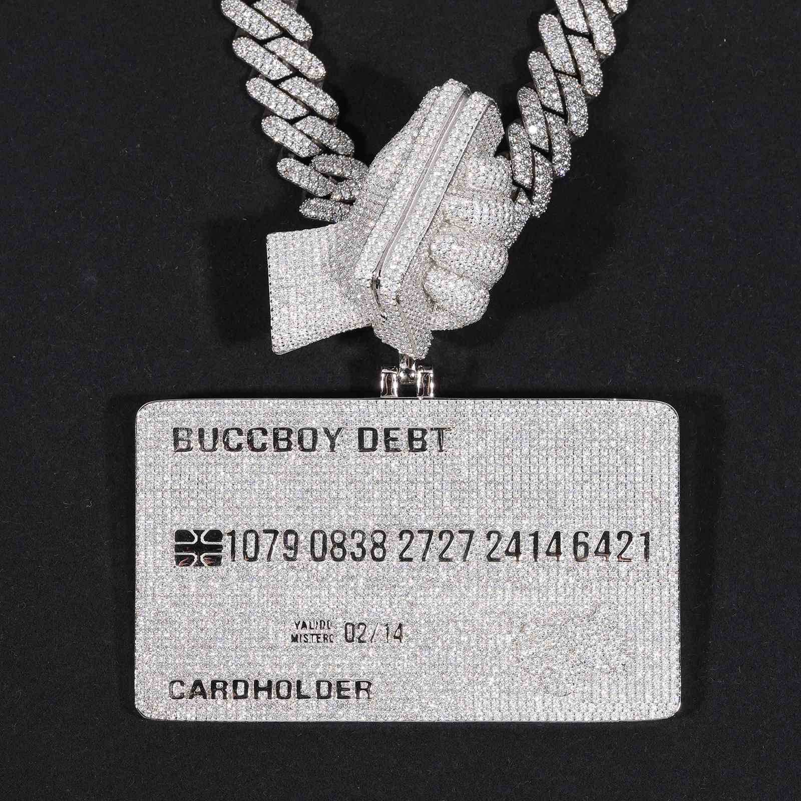 Credit Card Pendant With Wallet Bail