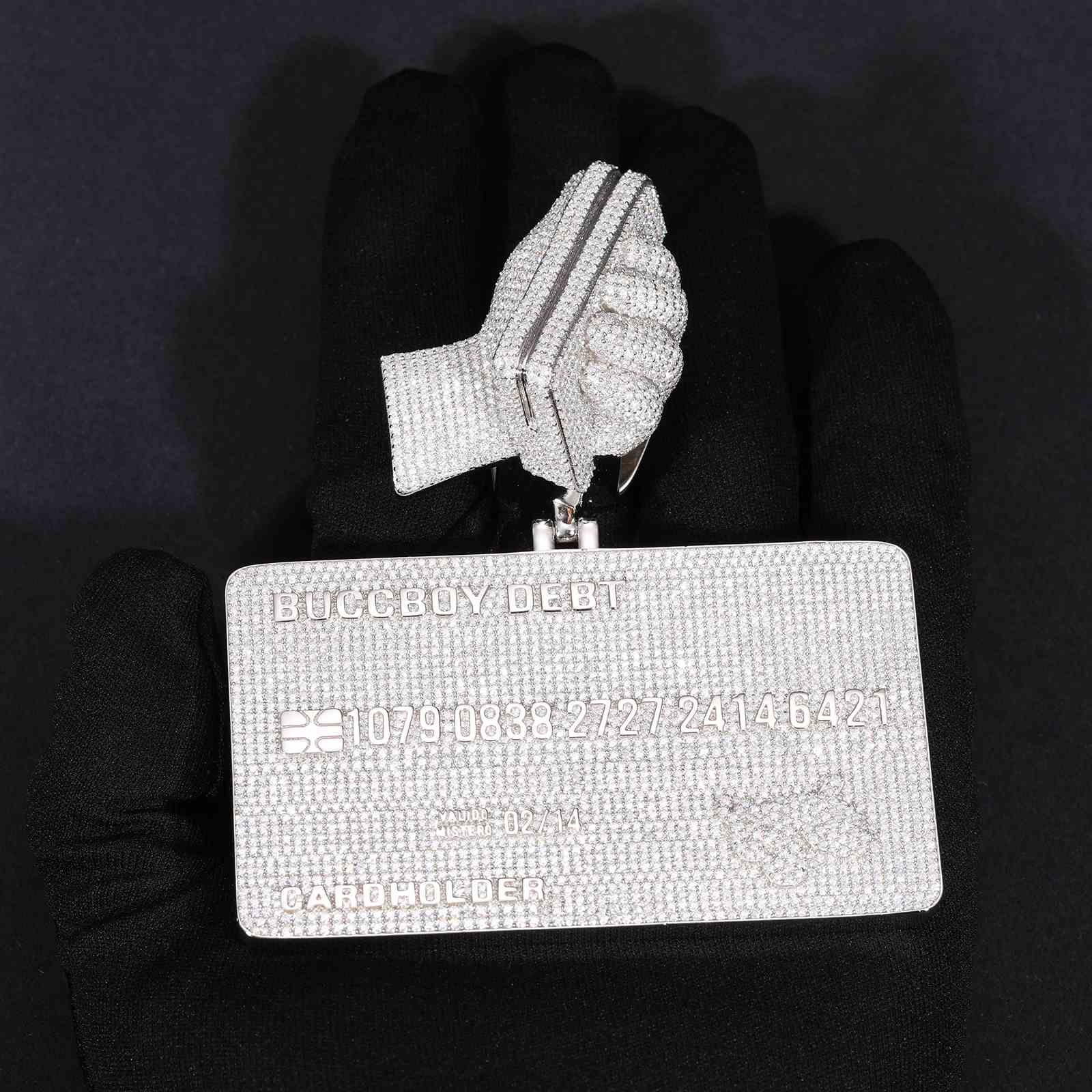 Credit Card Pendant With Wallet Bail