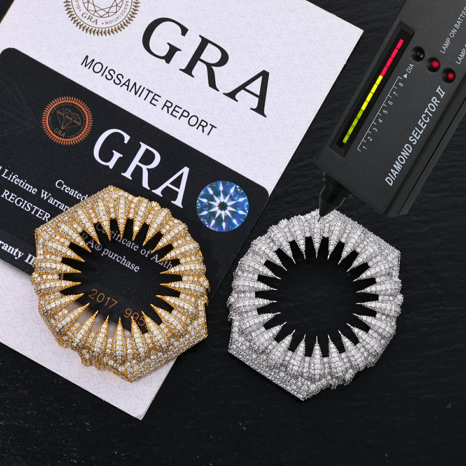 Iced Out Moissanite Bear Claw Bust Down Bezel for GA2100 Series