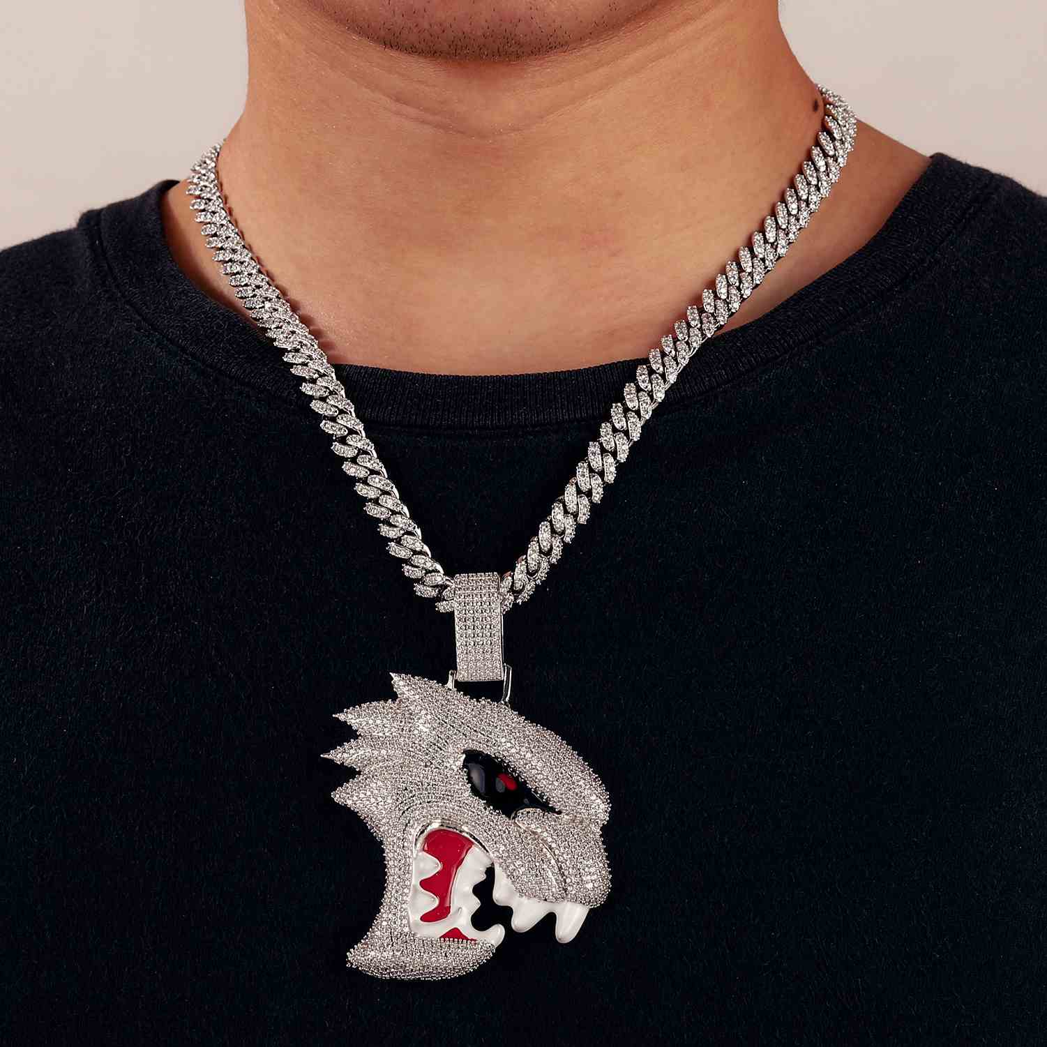 Wolf Head Pendant