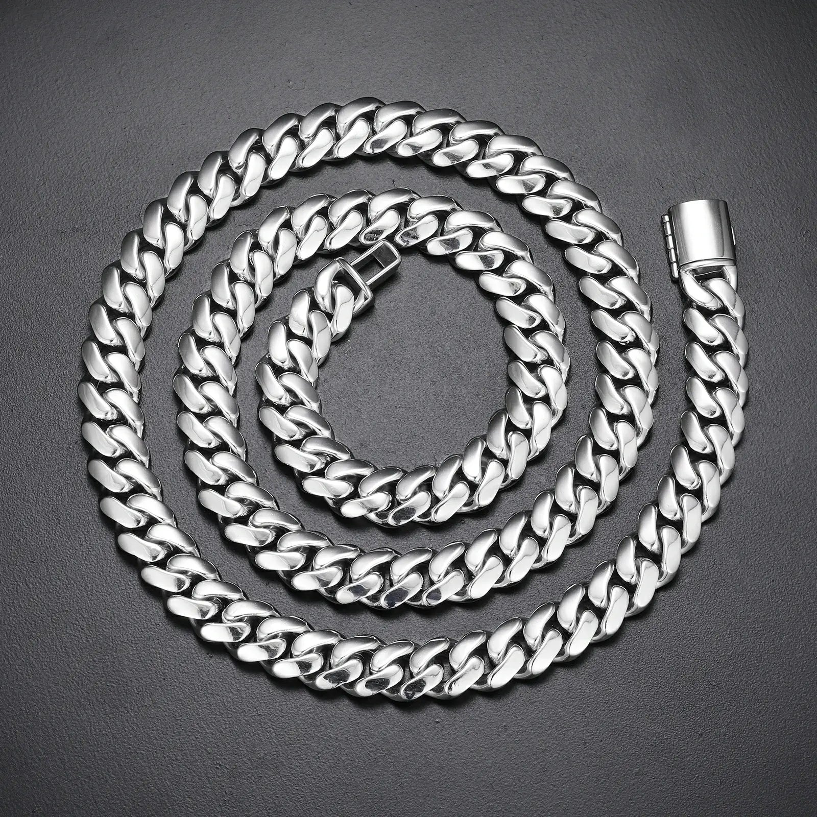 925 sterling silver miami cuban link chain
