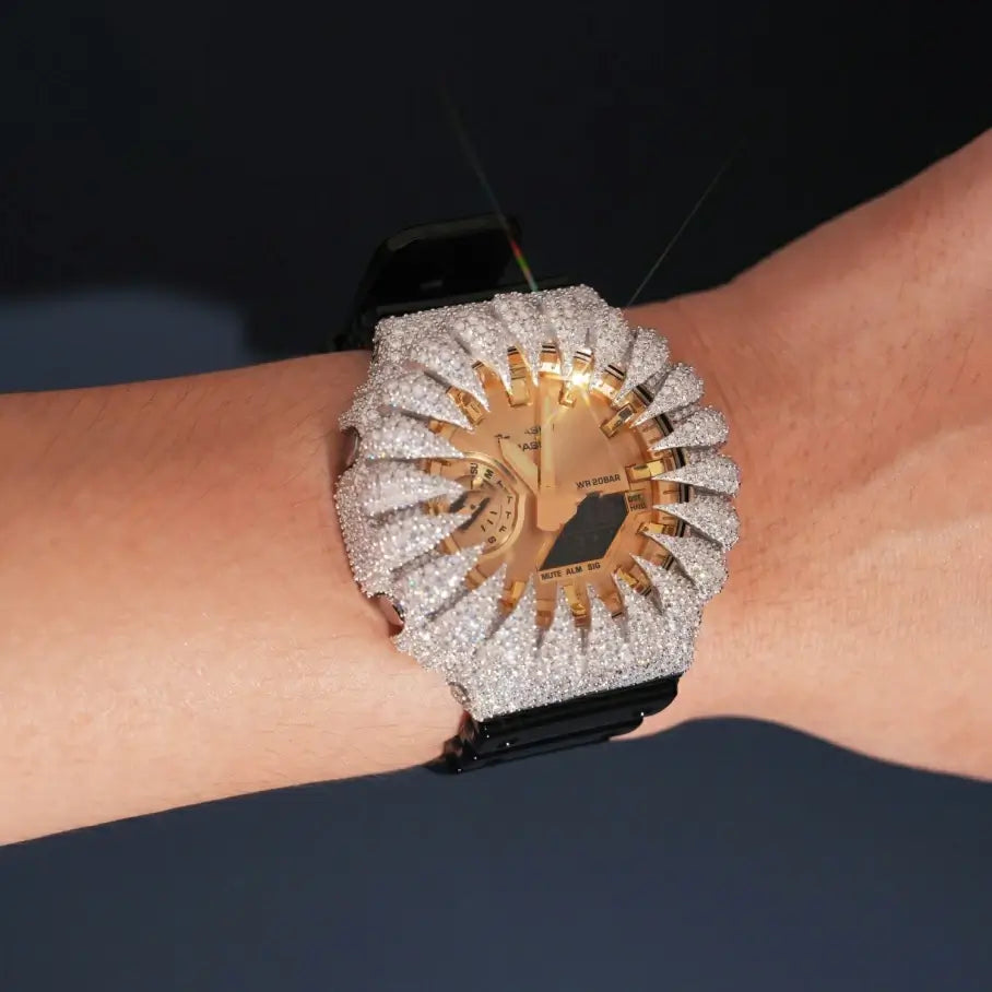 S925 Moissanite Thorns Watch Case - GA2100