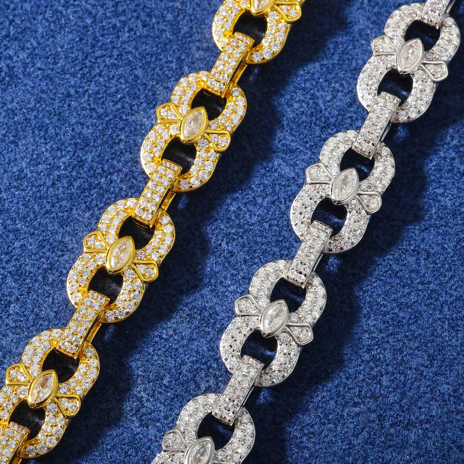 10mm S925 Moissanite Infinity Bracelet With Eye