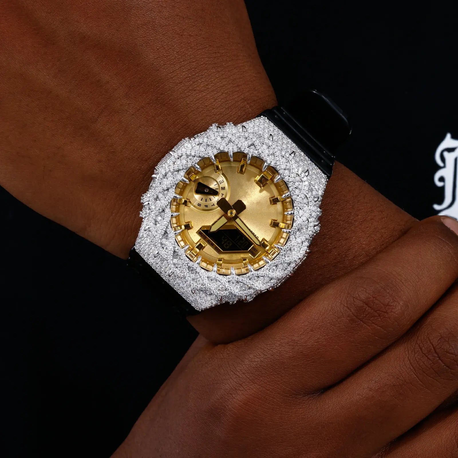 S925 Moissanite Thorns G-Shock Watch Case - GA2100