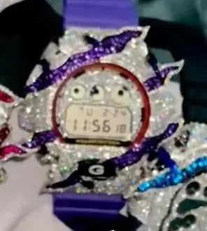 S925 Moissanite Flame Watch Case for DW6900