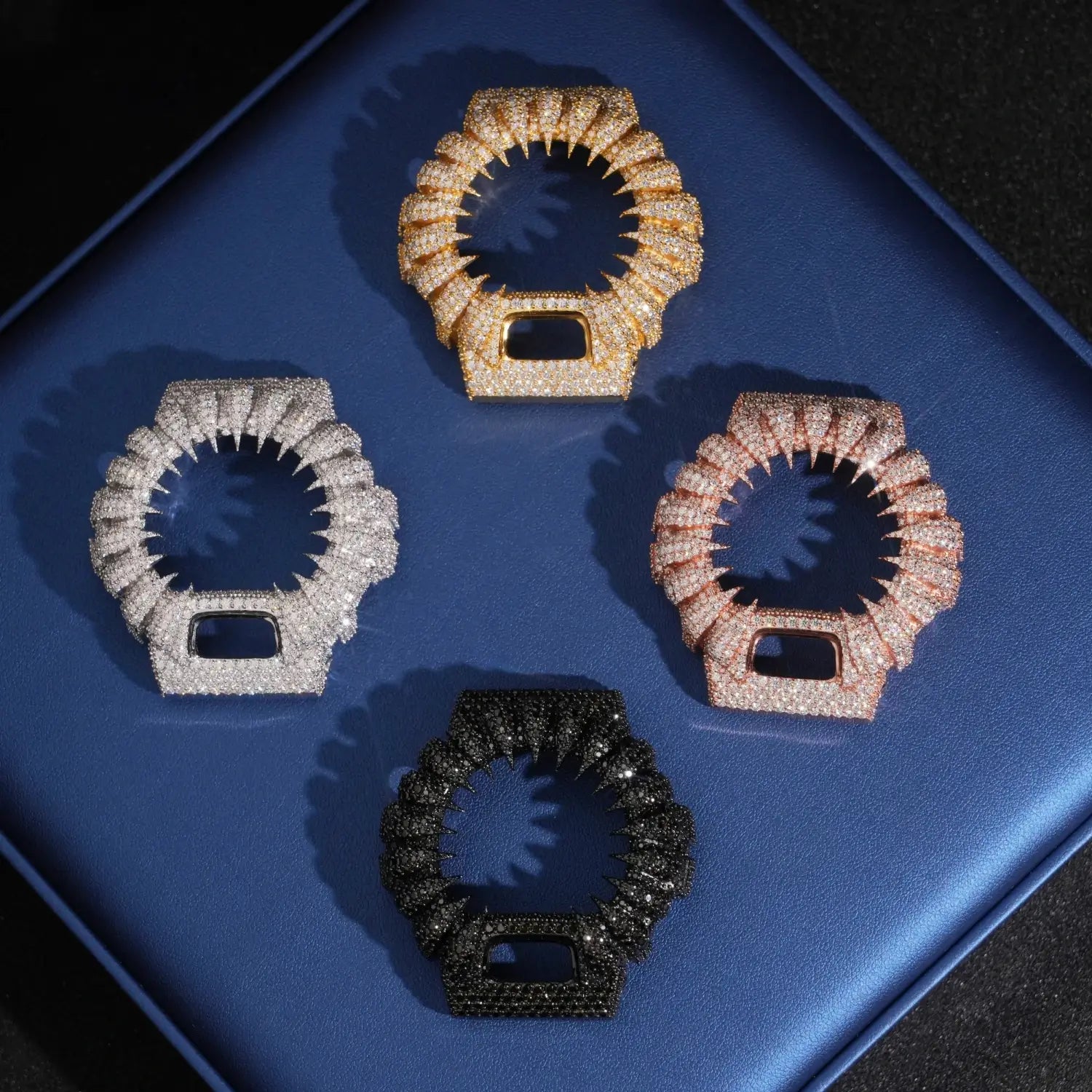 S925 Moissanite Claw Watch Case for DW6900