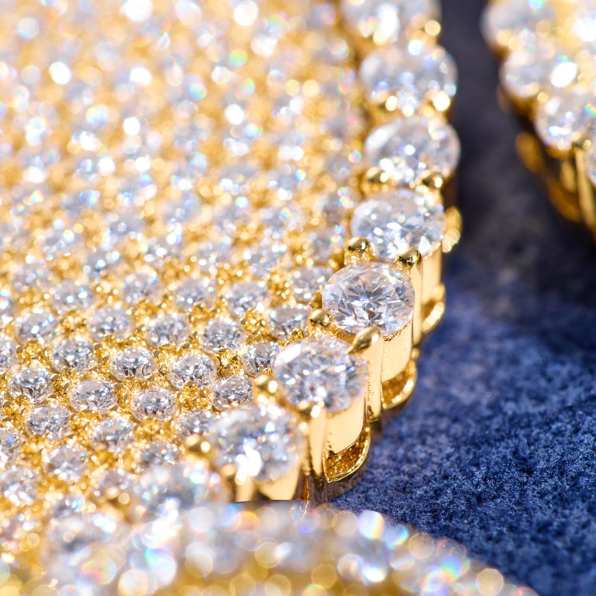 S925 Moissanite Round Dog Tag Pendant