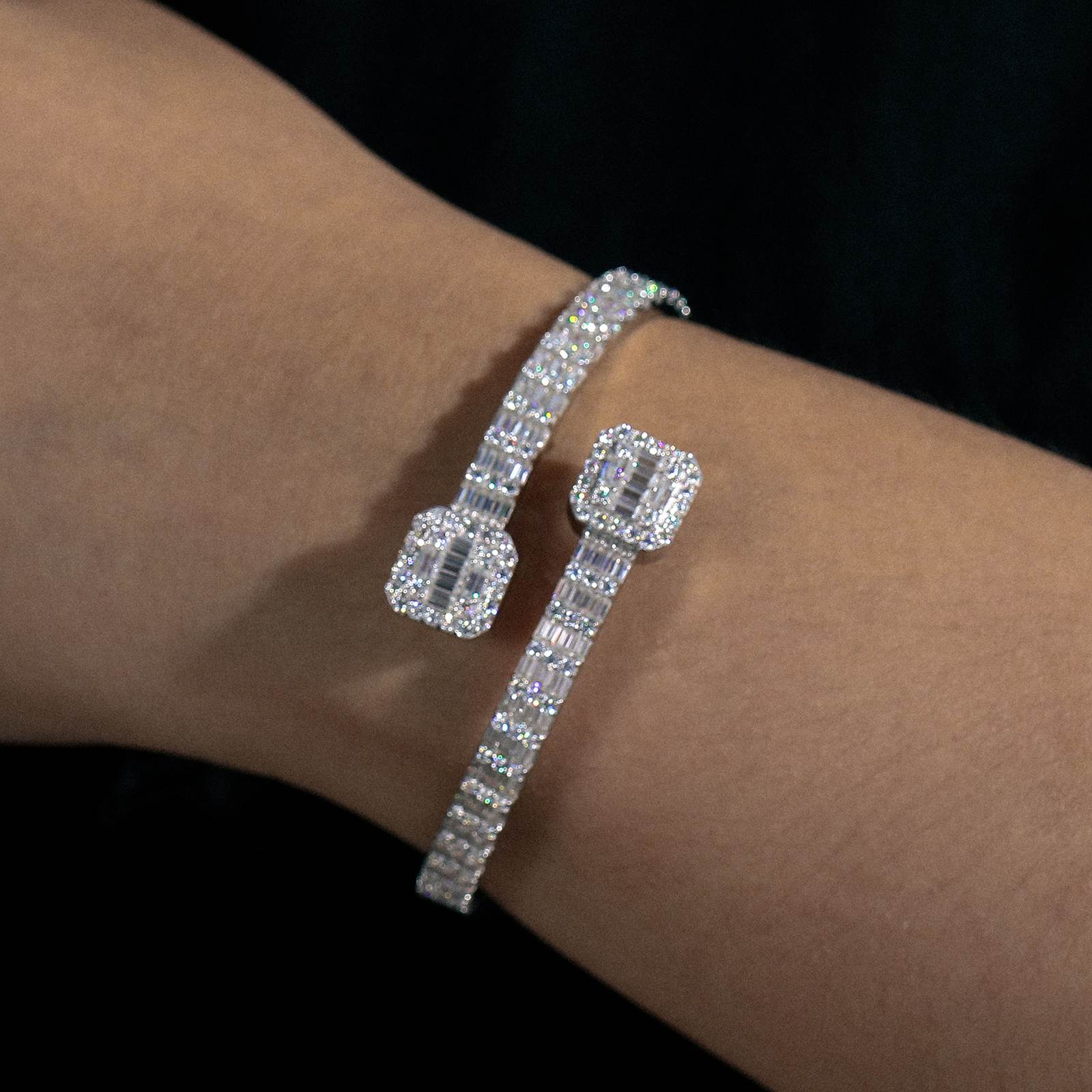 a-baguette-moissanite-bangle-on-a-mens-wrist