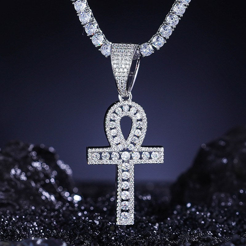 ankh cross necklace