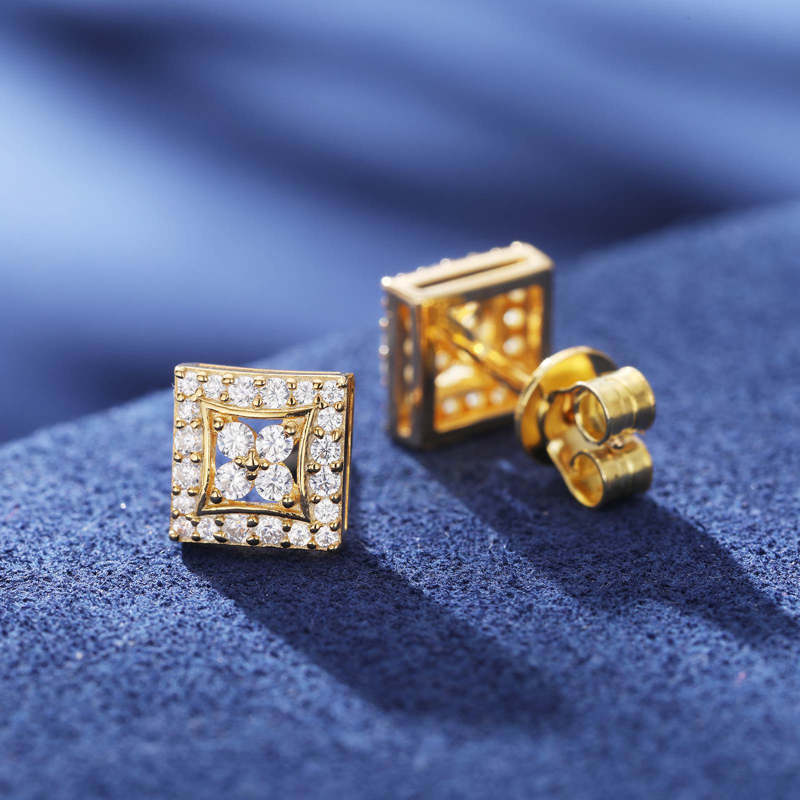chunky gold earrings
