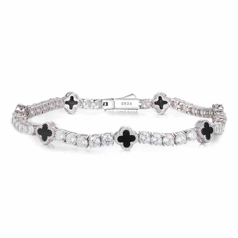 clover tennis bracelet