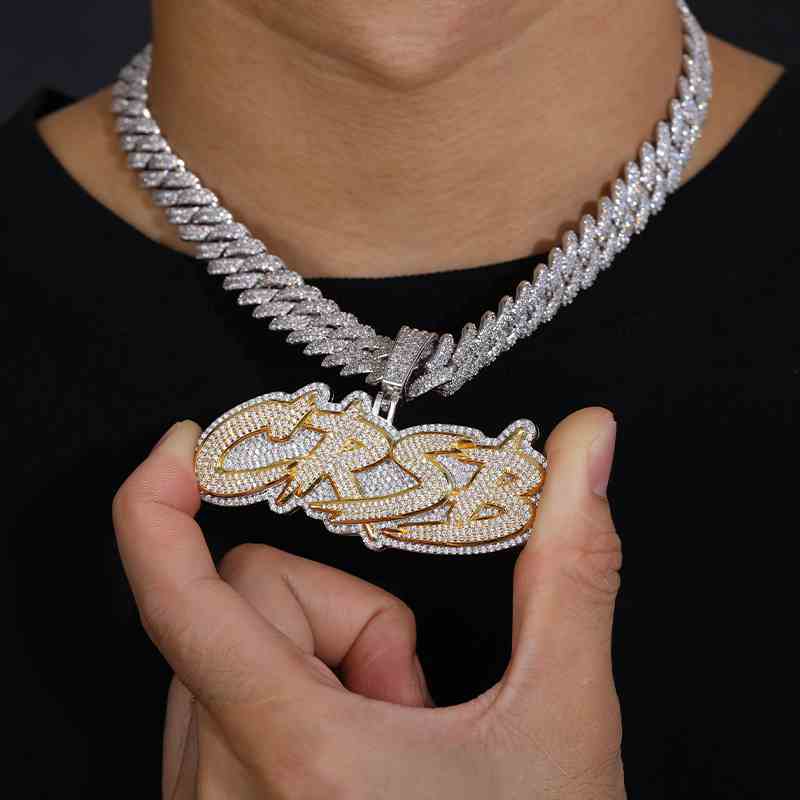 custom initial pendant