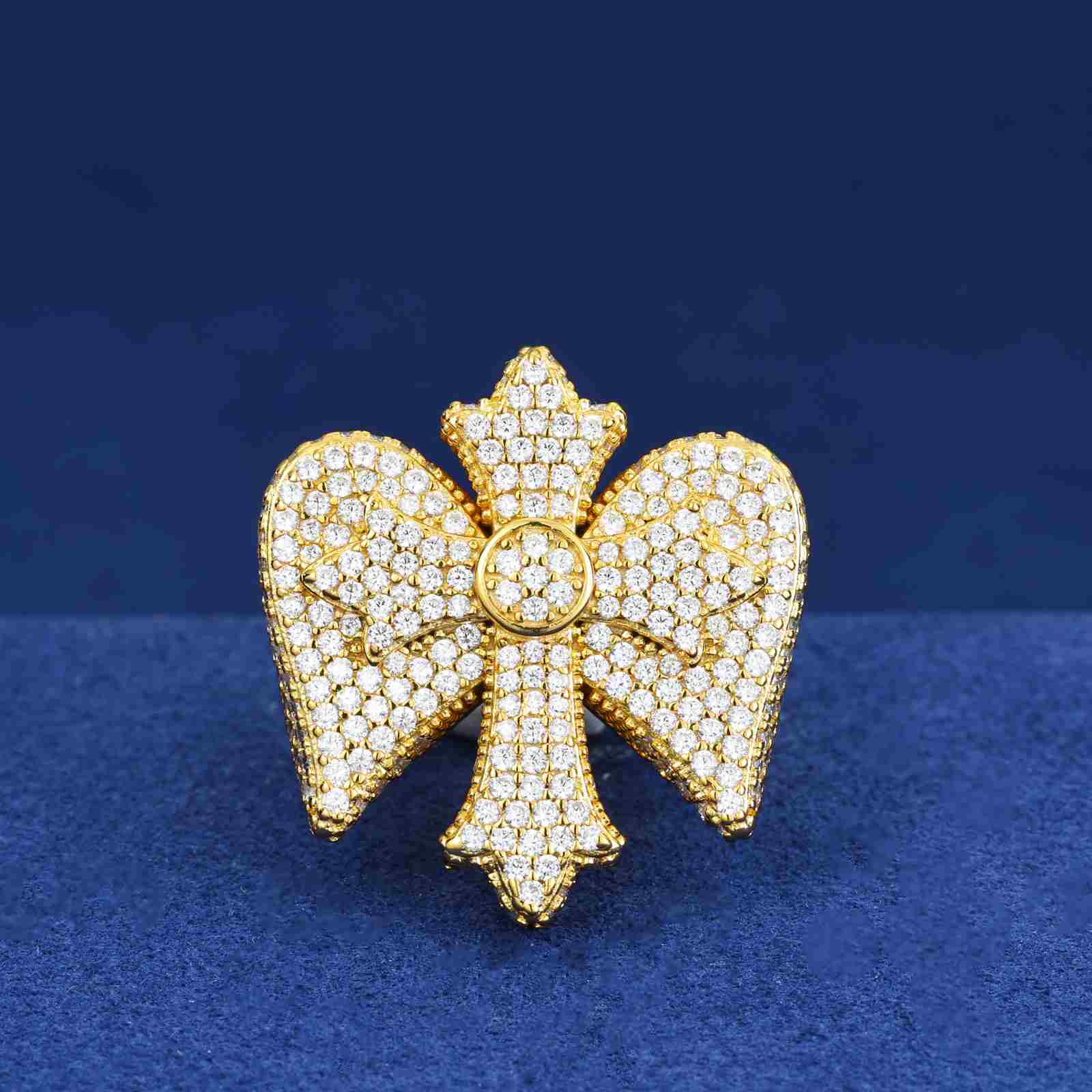 diamond cluster ring