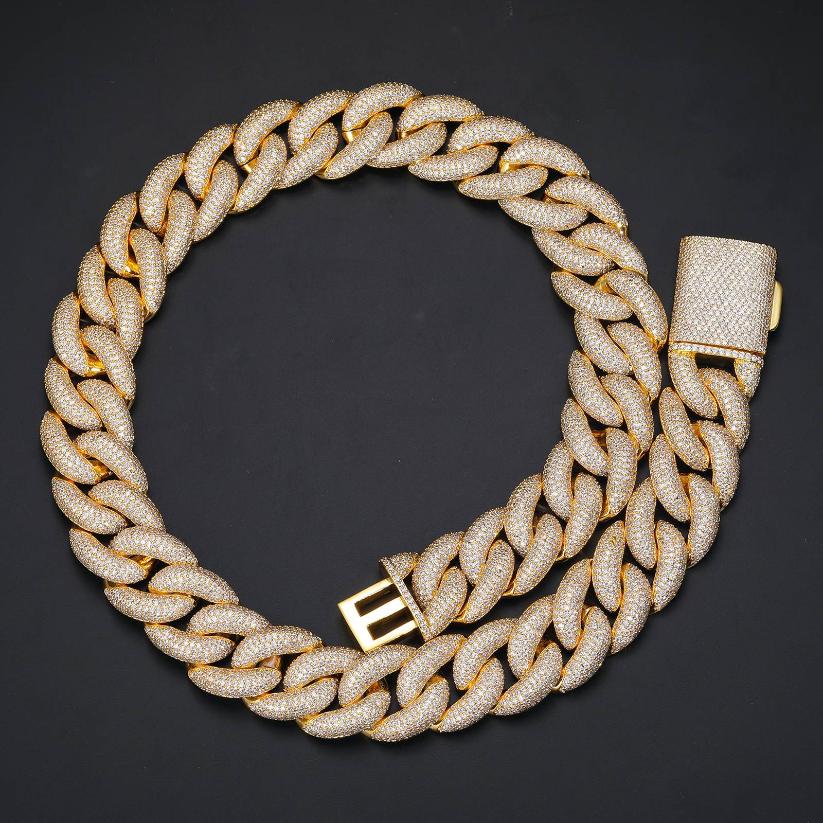 diamond cuban link choker
