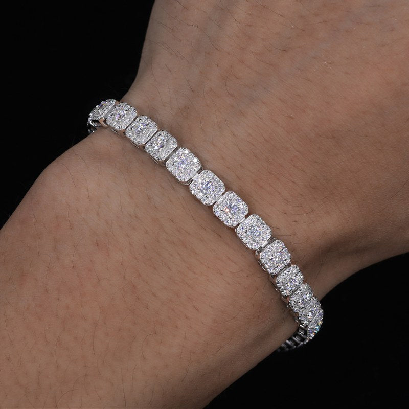 diamond tennis bracelet lab grown