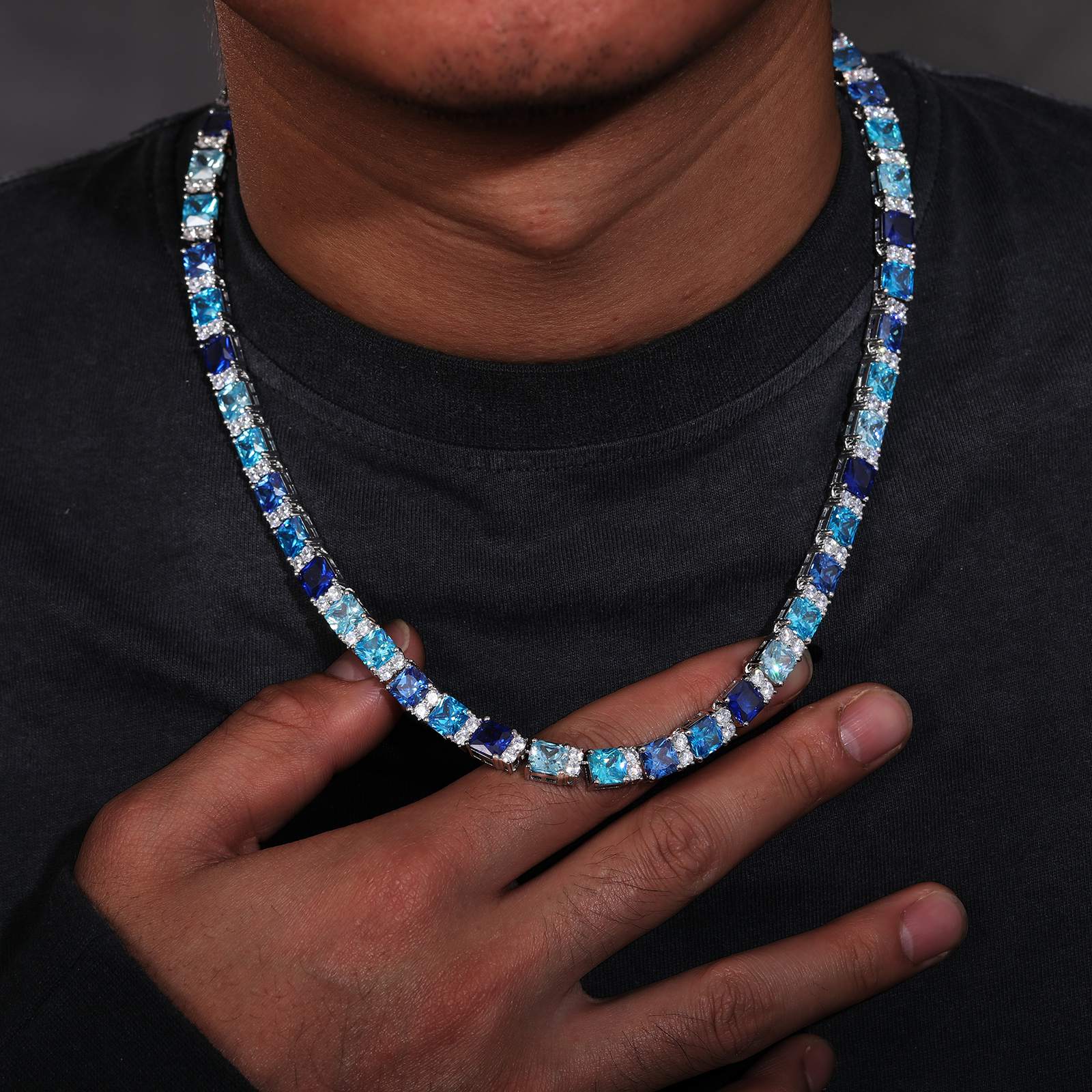 diamond tennis choker