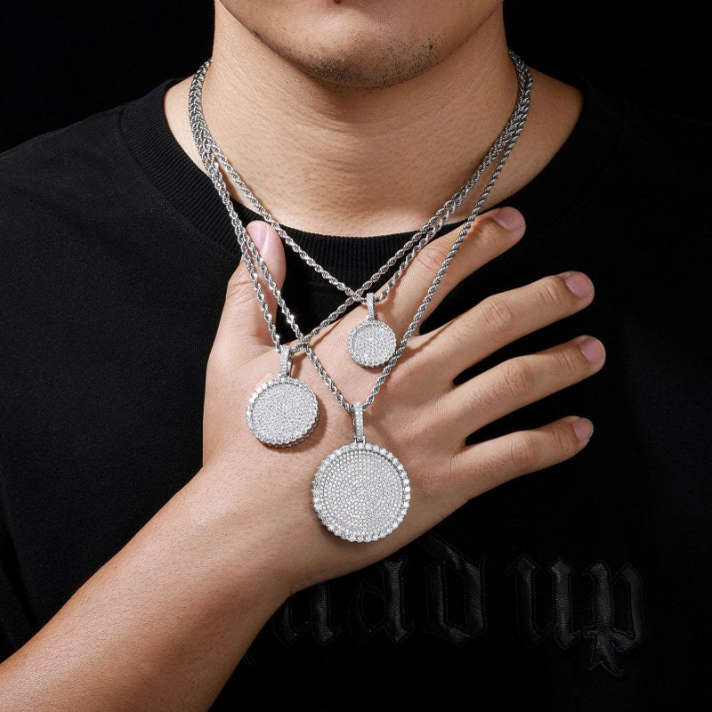 dog tag gold pendant