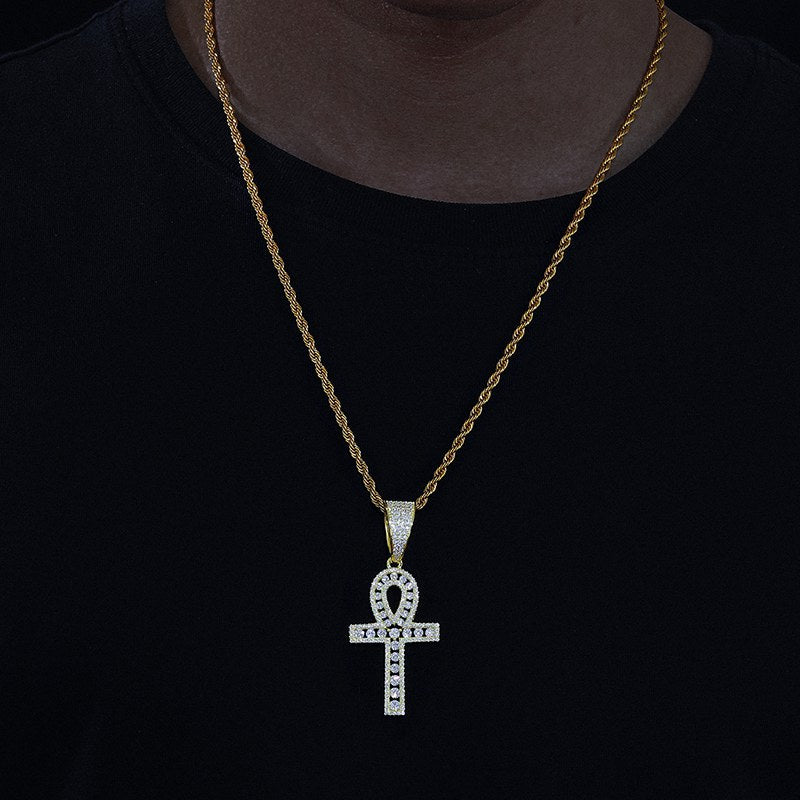 gold ankh pendant