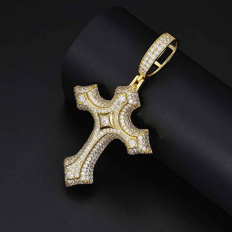 gold diamond cross