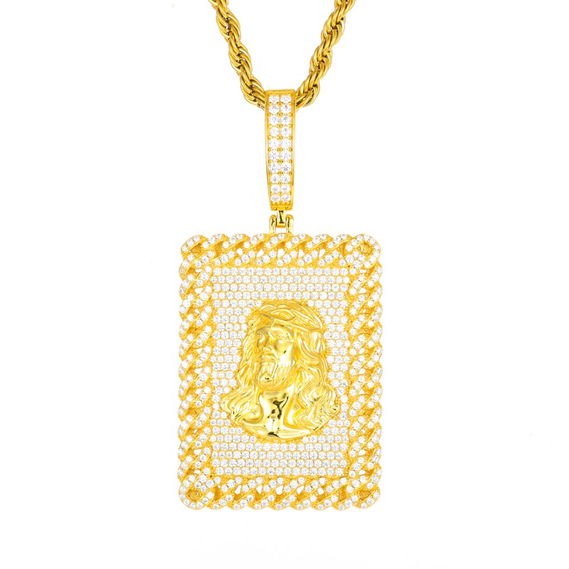 gold dog tag necklace mens