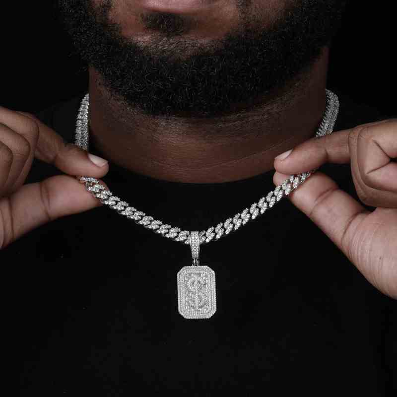 gold tag pendant