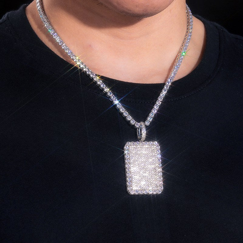 lab diamond pendant