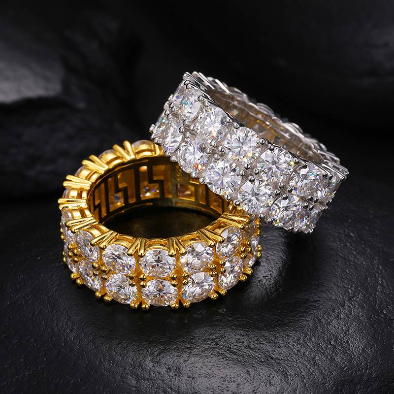 lab diamond wedding band