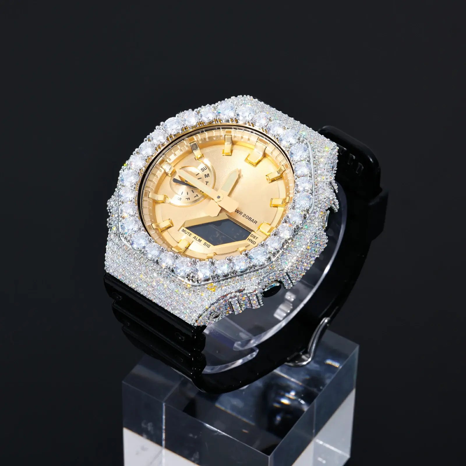 S925 Moissanite Classic Watch Case- GA2100