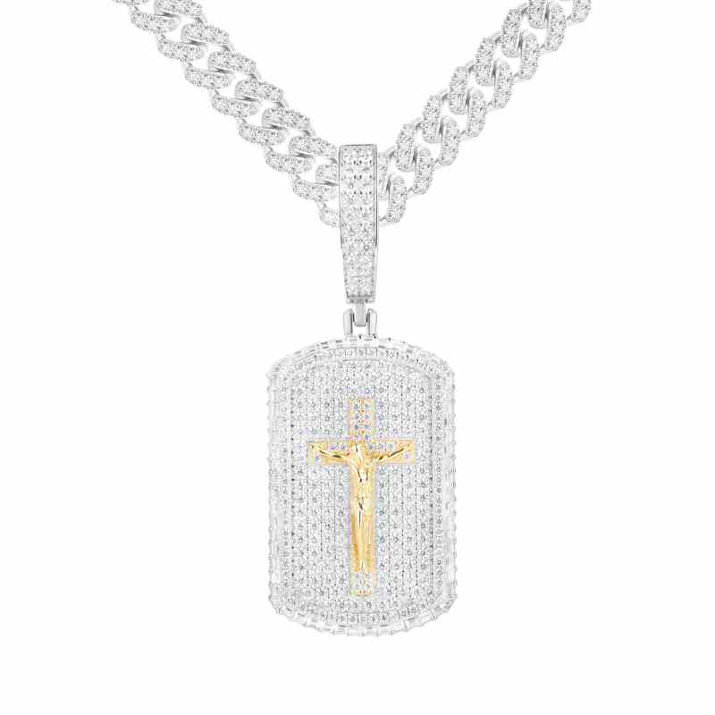 mens designer dog tag necklace