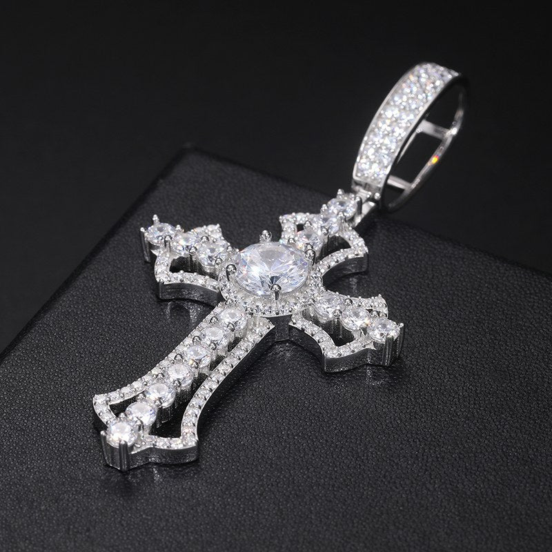 mens gold cross
