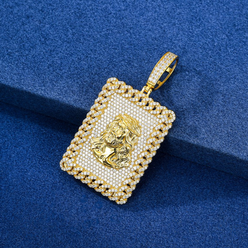 mens gold dog tag necklace