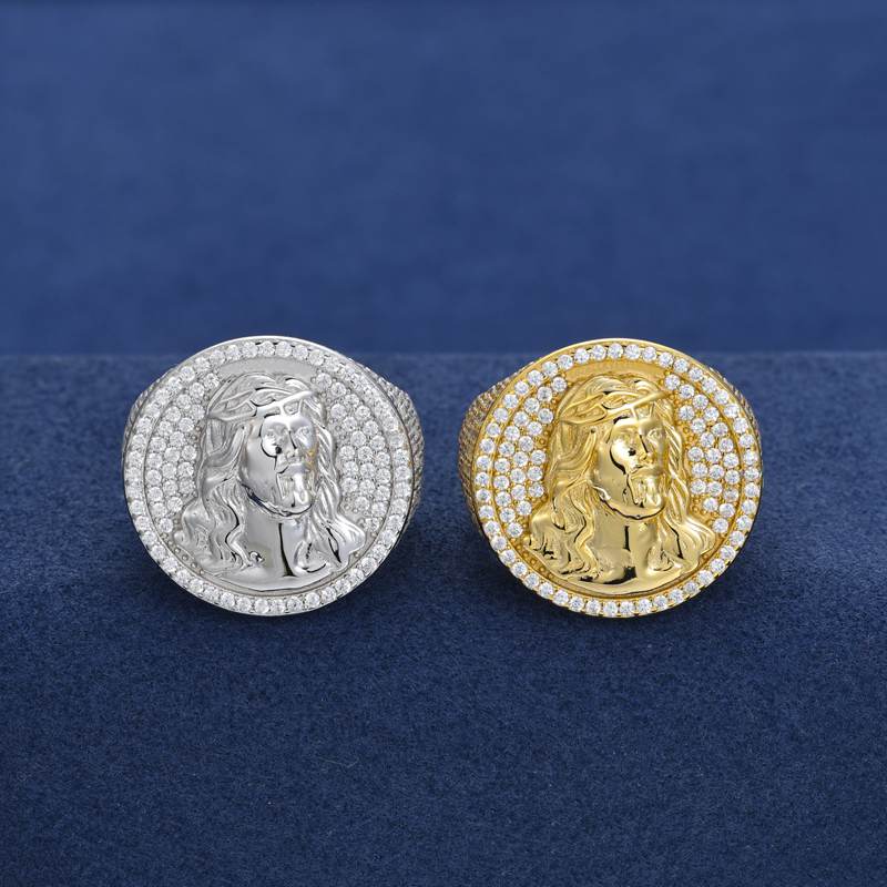 mens silver signet ring