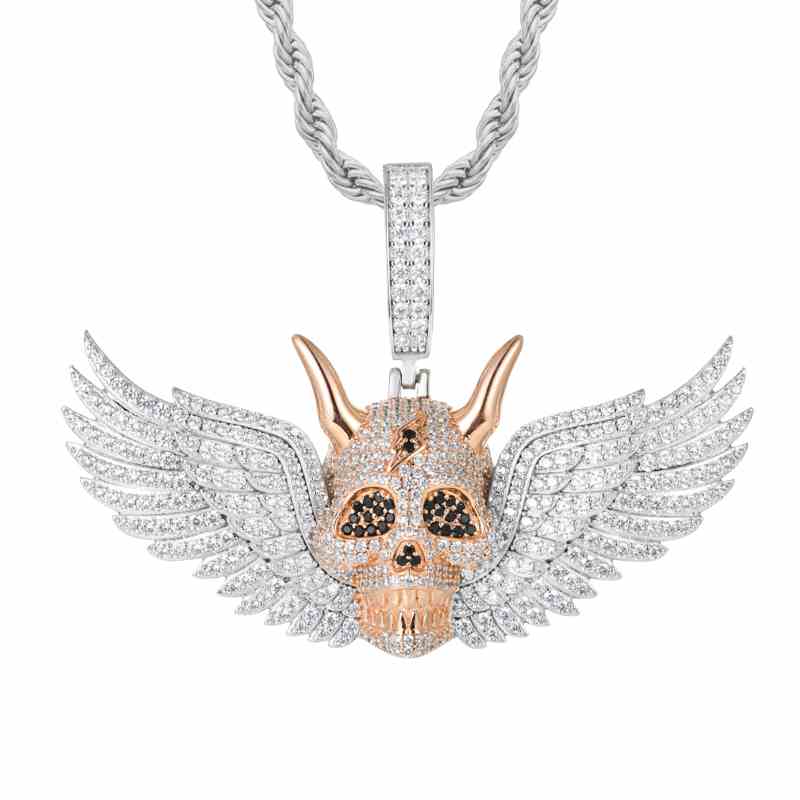 mens skull pendant