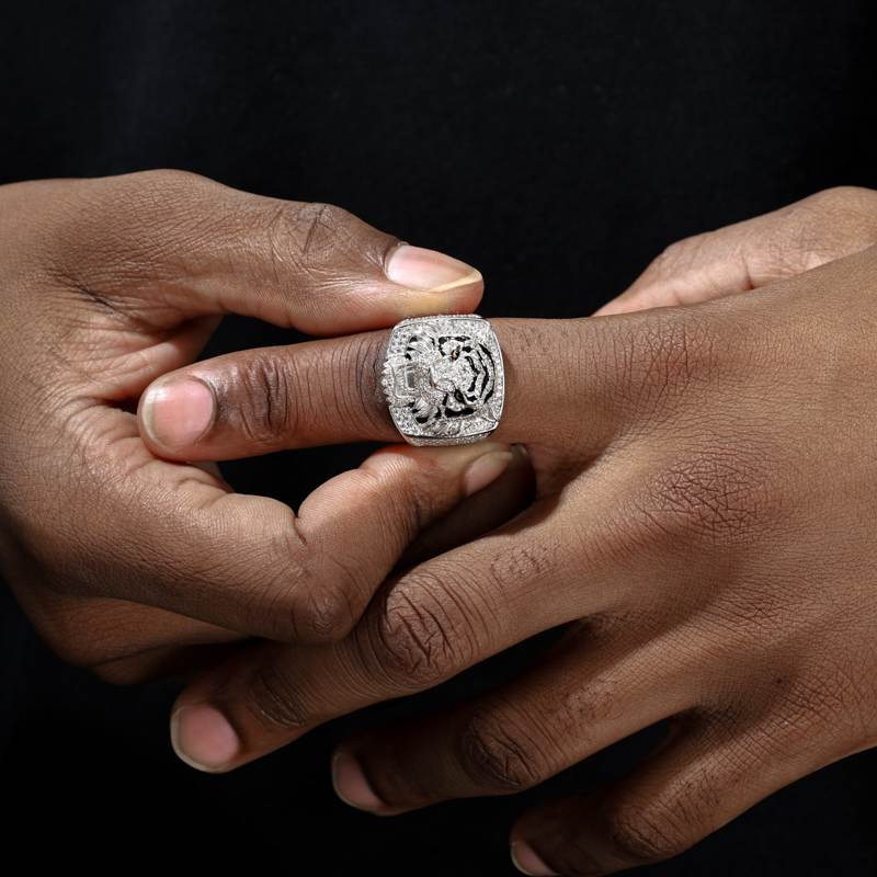 mens tiger ring