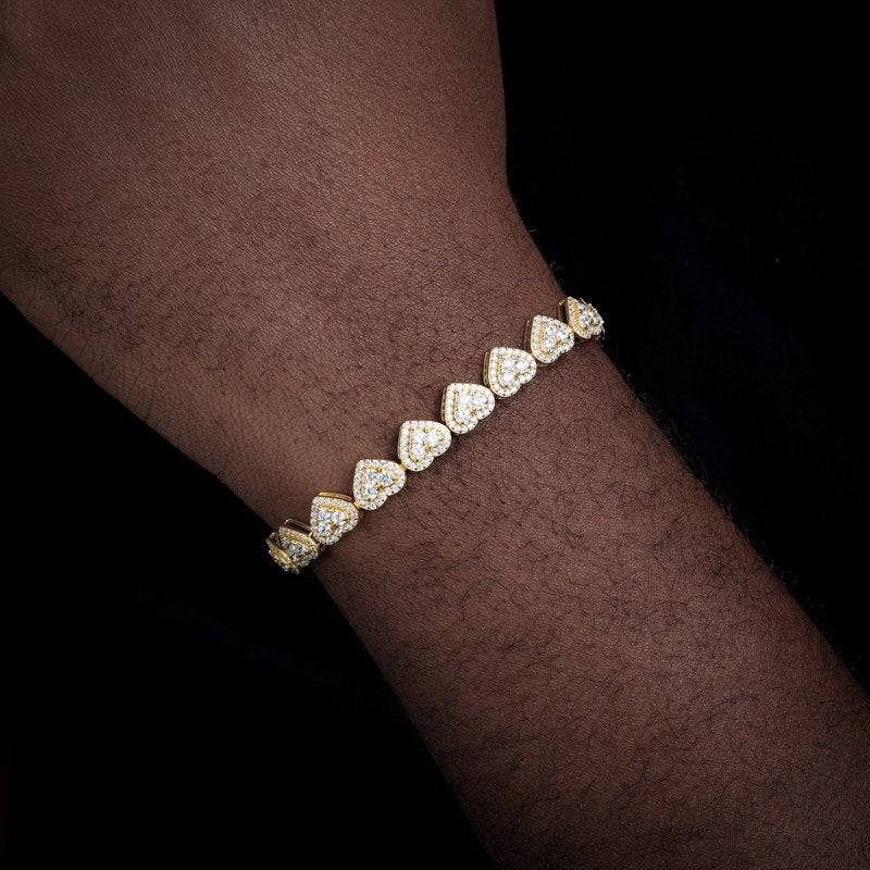mini diamond tennis bracelet