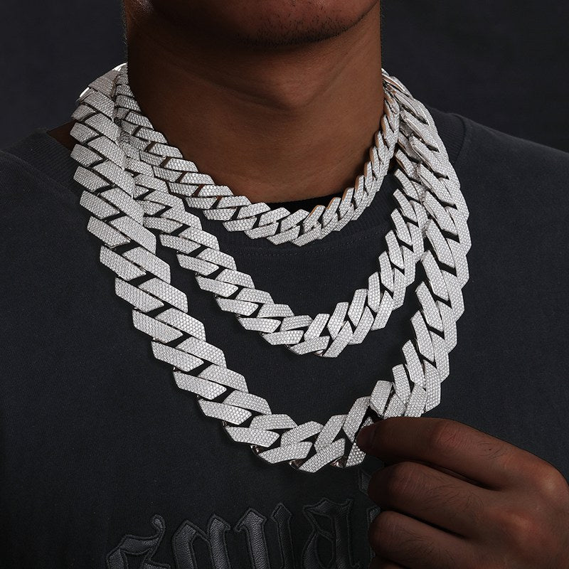 moissanite cuban chain
