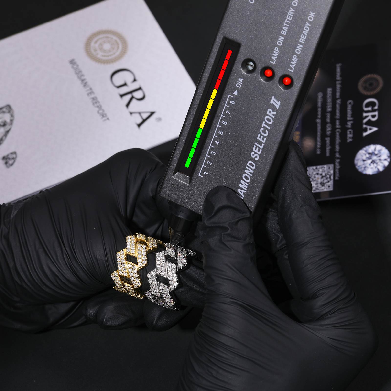 moissanite-cuban-ring-pass-diamond-tester