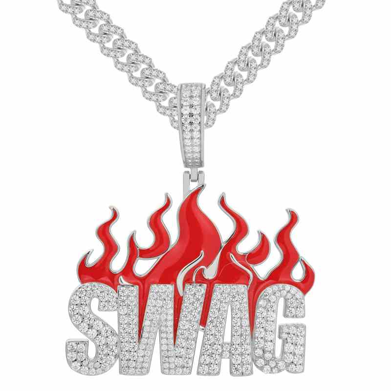 necklace with initials silver