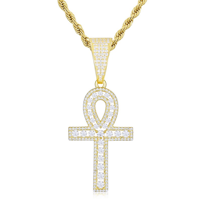 real gold cross necklace